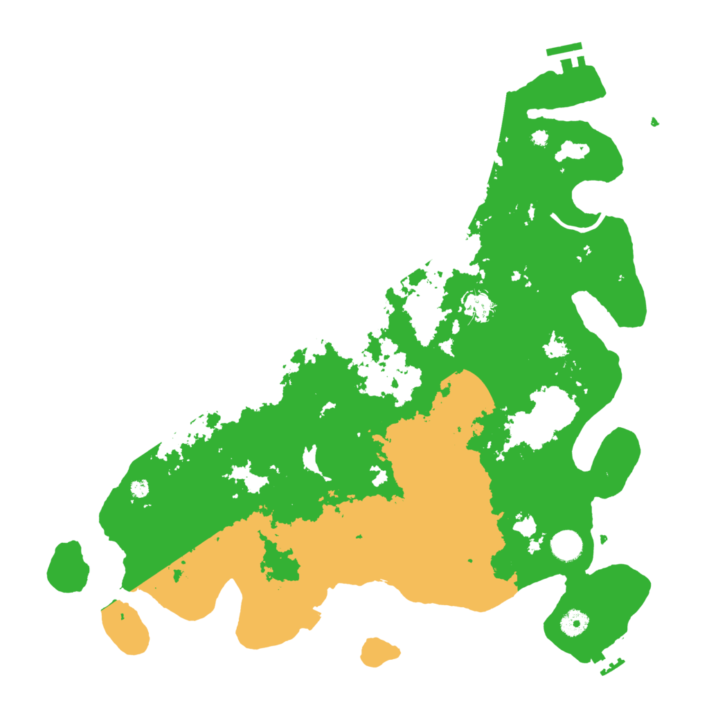Biome Rust Map: Procedural Map, Size: 4000, Seed: 1992989710