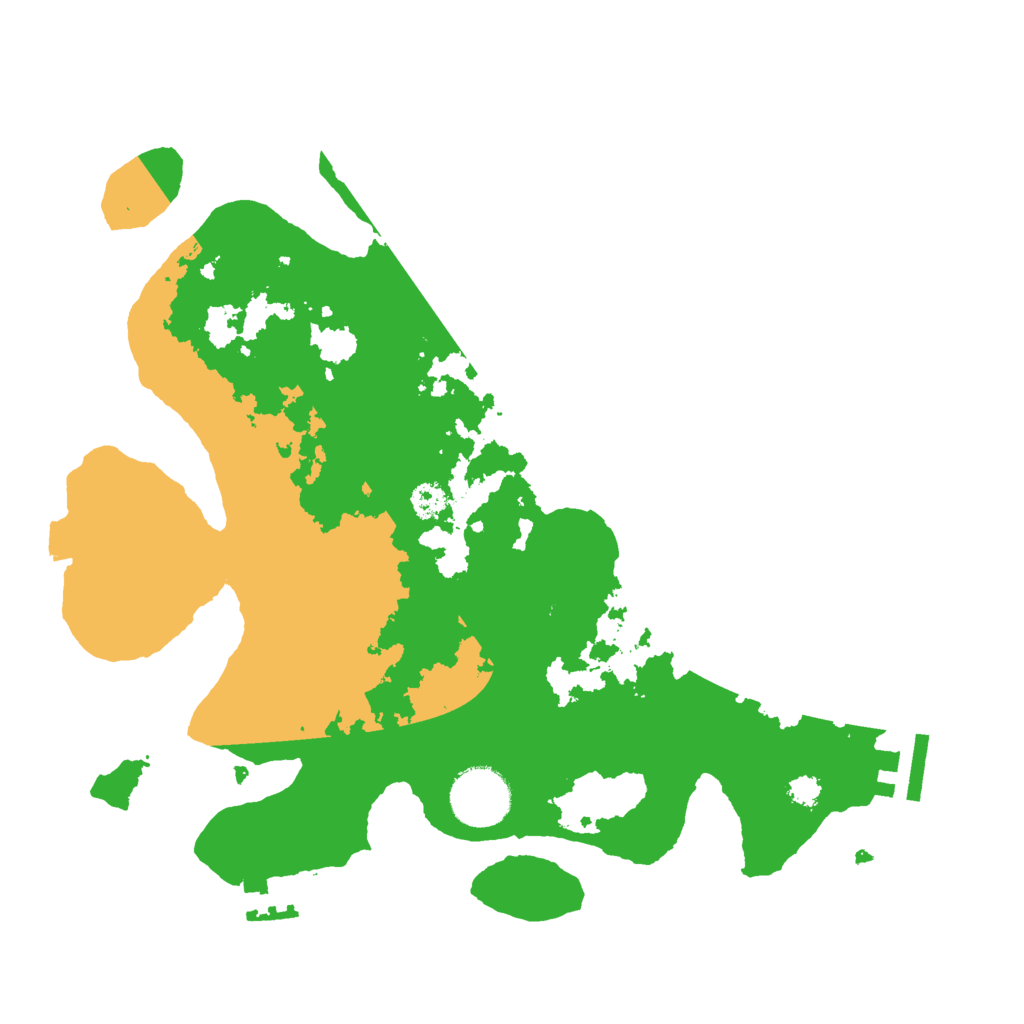 Biome Rust Map: Procedural Map, Size: 3000, Seed: 9160547