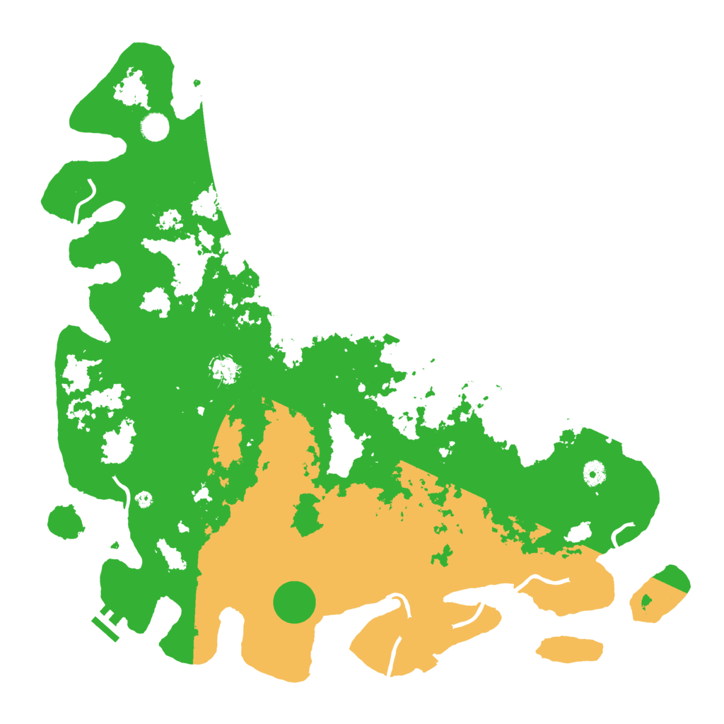 Biome Rust Map: Procedural Map, Size: 4500, Seed: 302079301