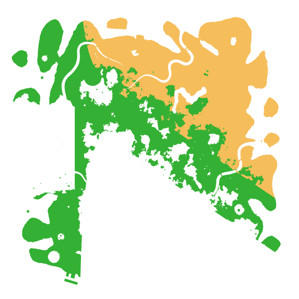 Biome Rust Map: Procedural Map, Size: 4500, Seed: 890789170