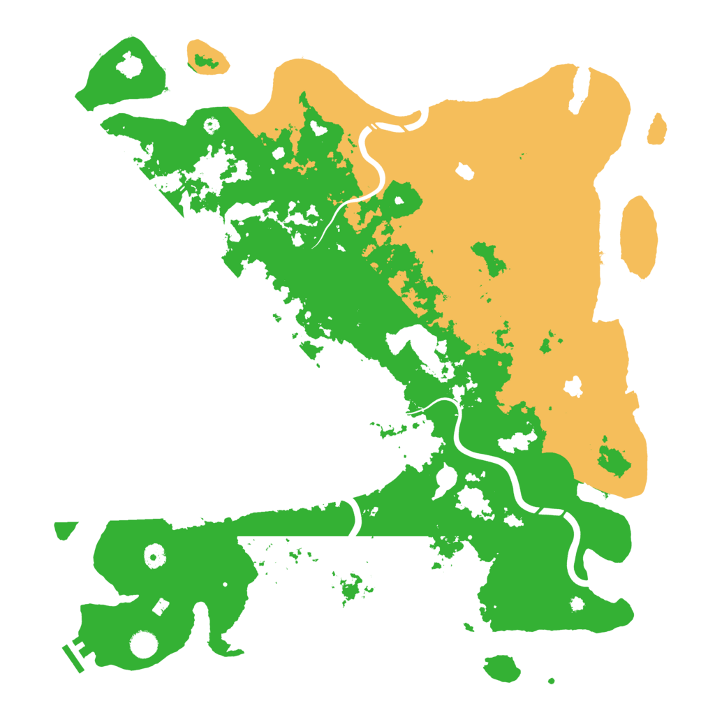 Biome Rust Map: Procedural Map, Size: 4600, Seed: 503713204