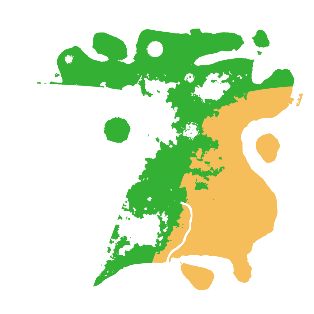 Biome Rust Map: Procedural Map, Size: 3500, Seed: 1300390113