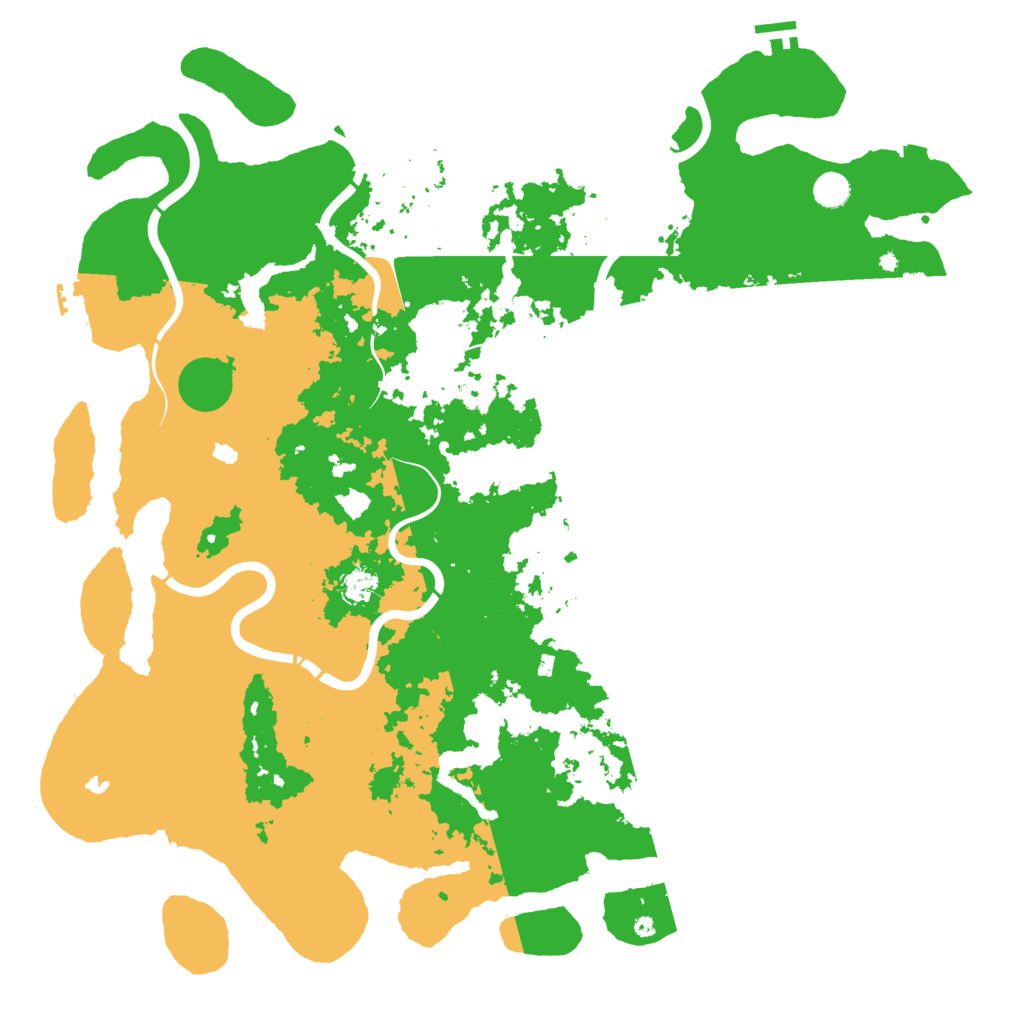 Biome Rust Map: Procedural Map, Size: 5000, Seed: 1819350291