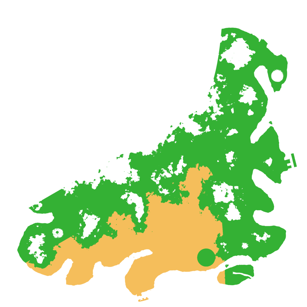 Biome Rust Map: Procedural Map, Size: 4500, Seed: 1349594183