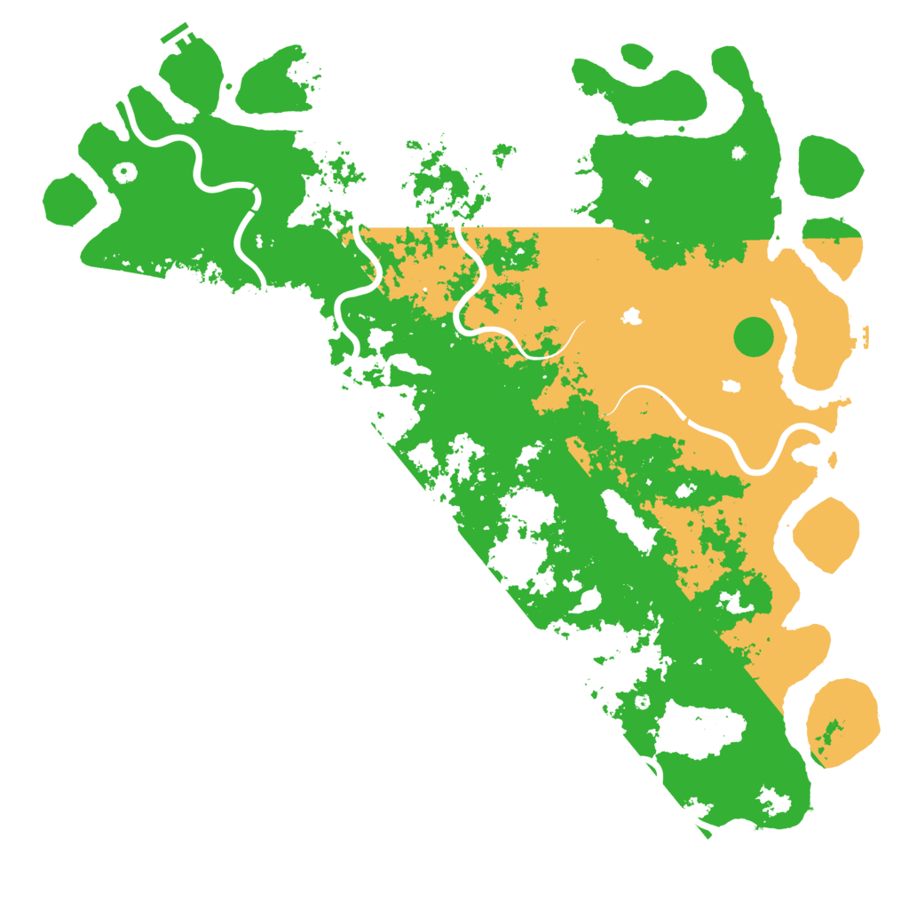 Biome Rust Map: Procedural Map, Size: 6000, Seed: 187218058