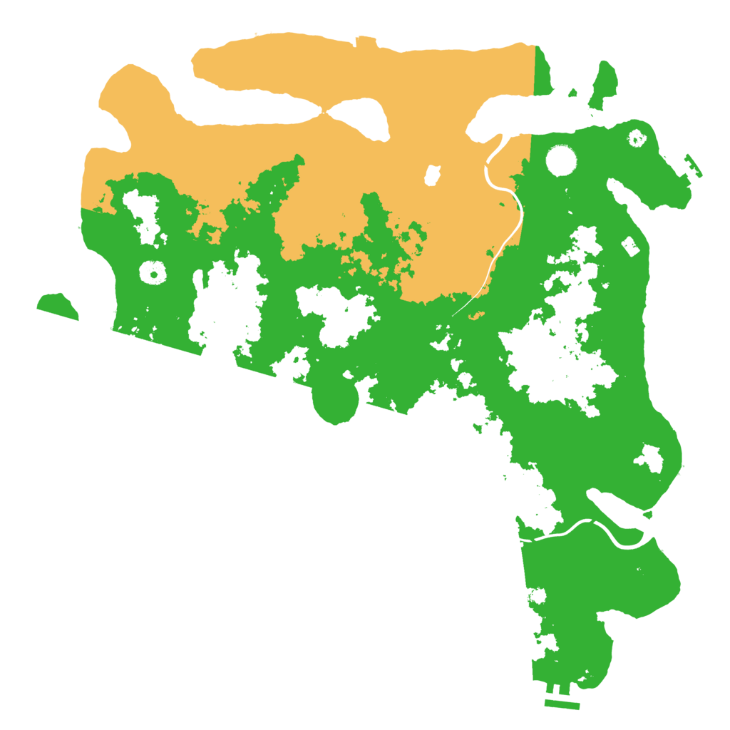 Biome Rust Map: Procedural Map, Size: 4199, Seed: 2147483647