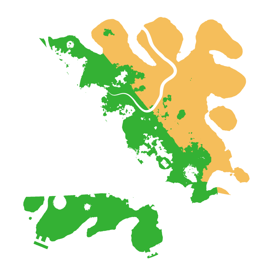 Biome Rust Map: Procedural Map, Size: 3650, Seed: 12327985