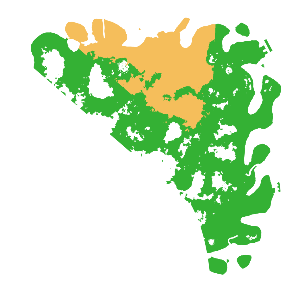 Biome Rust Map: Procedural Map, Size: 4500, Seed: 184