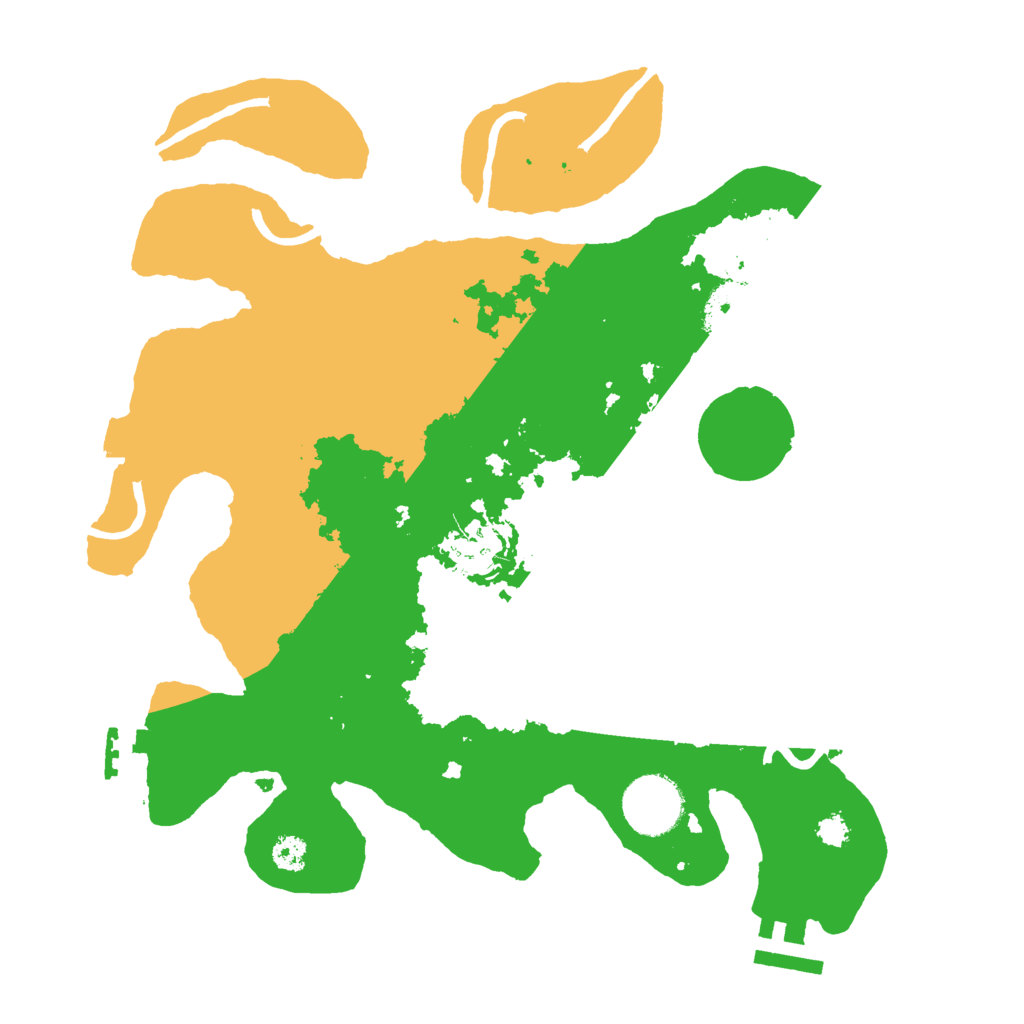 Biome Rust Map: Procedural Map, Size: 3000, Seed: 732065078