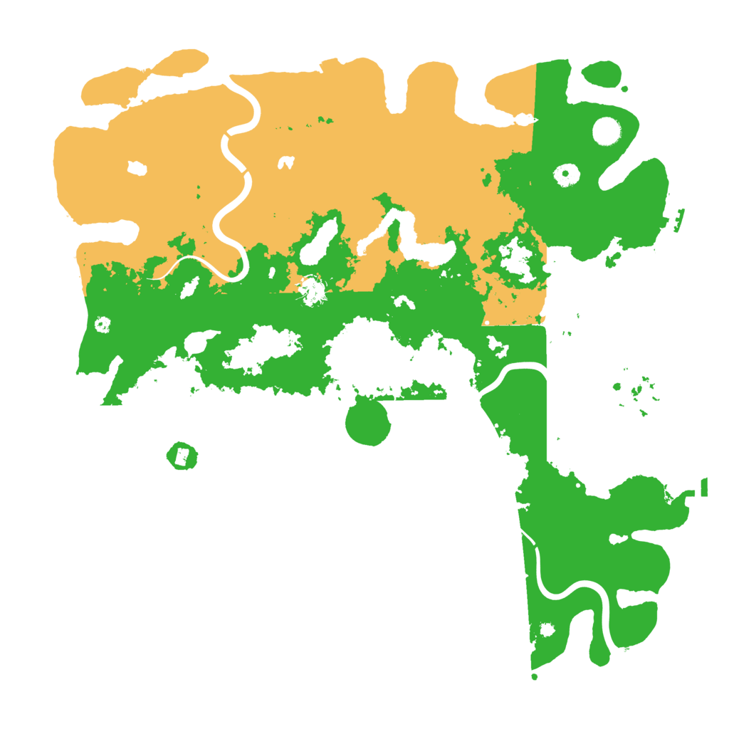 Biome Rust Map: Procedural Map, Size: 4500, Seed: 254429924