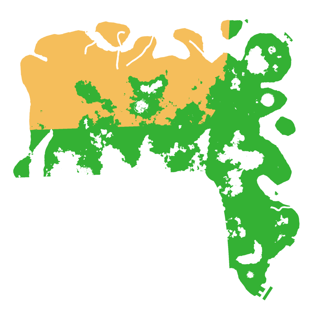 Biome Rust Map: Procedural Map, Size: 4250, Seed: 1263126320