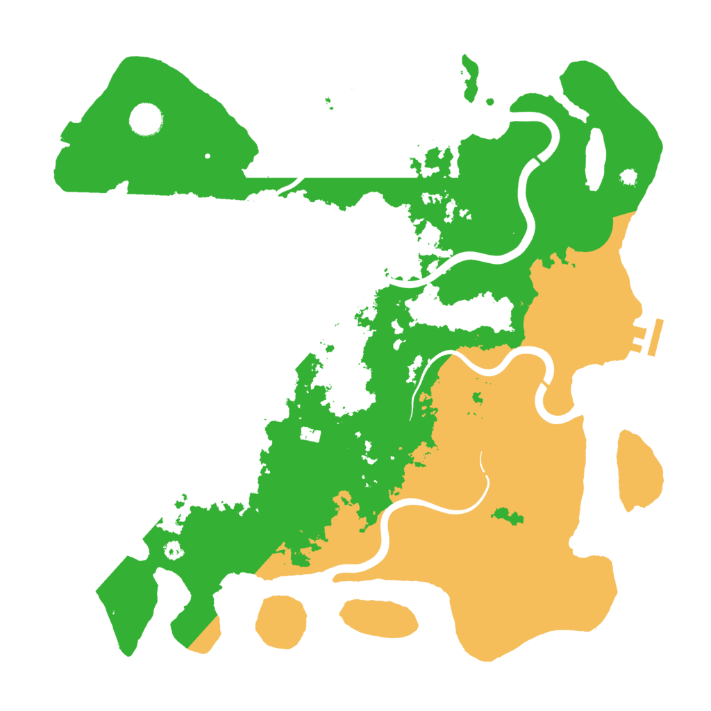 Biome Rust Map: Procedural Map, Size: 3810, Seed: 3486489