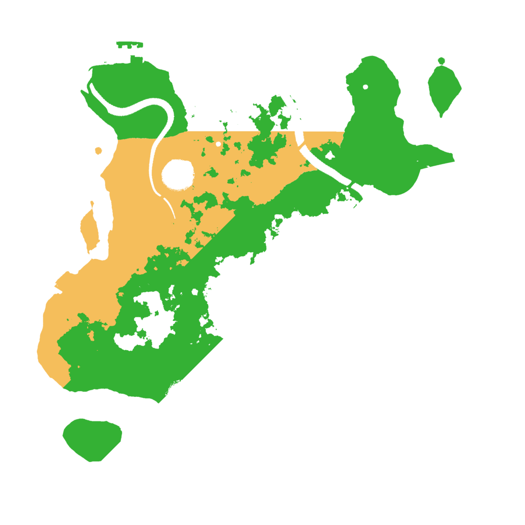 Biome Rust Map: Procedural Map, Size: 3000, Seed: 95455878