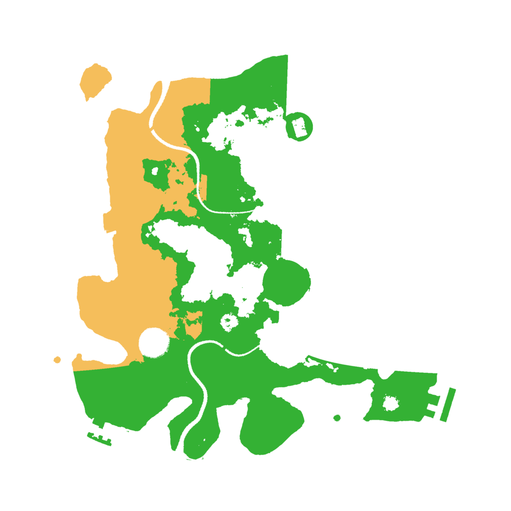 Biome Rust Map: Procedural Map, Size: 3000, Seed: 993828994