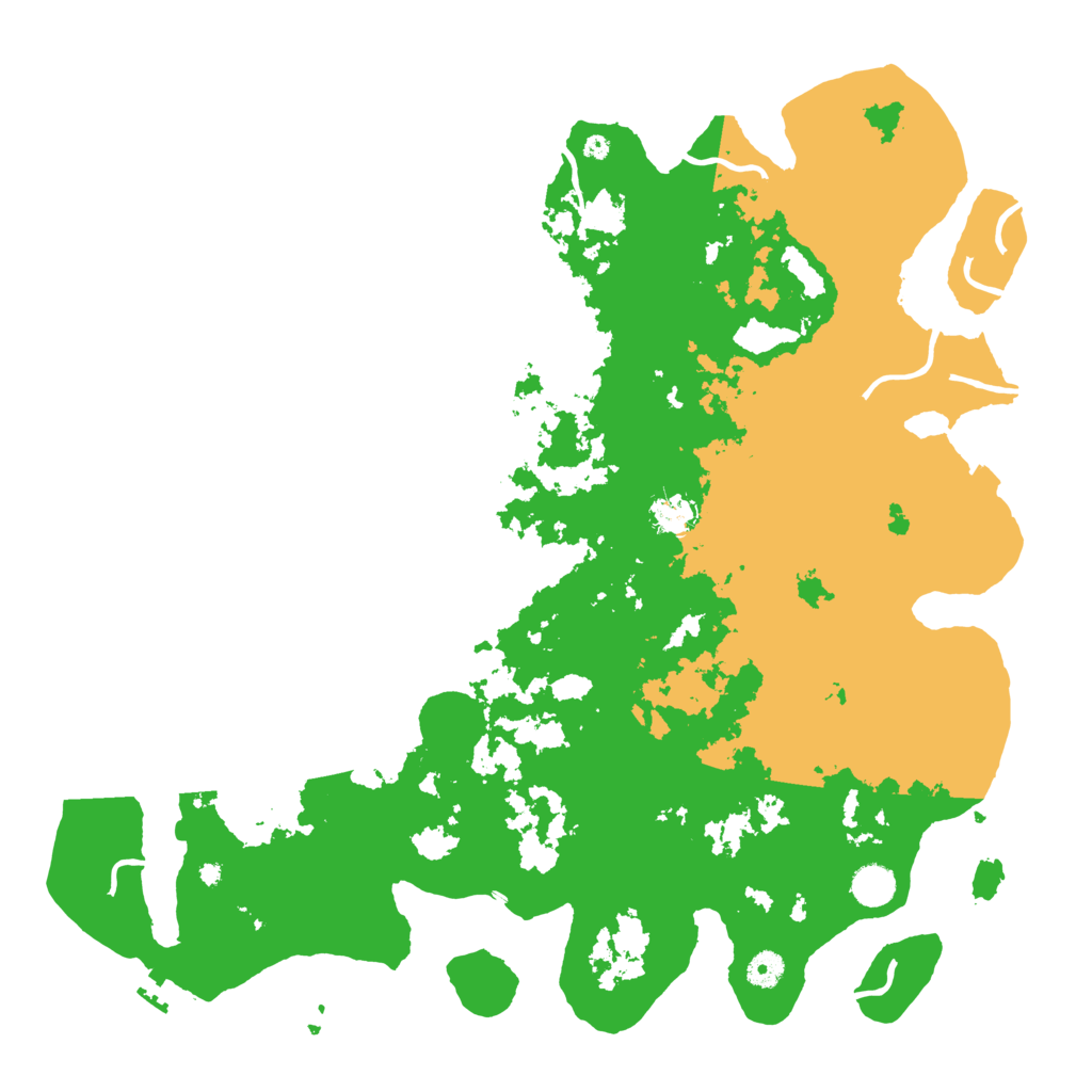 Biome Rust Map: Procedural Map, Size: 4500, Seed: 743730