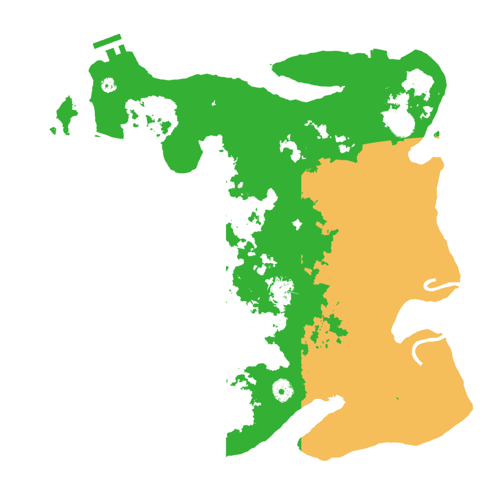 Biome Rust Map: Procedural Map, Size: 3500, Seed: 359867