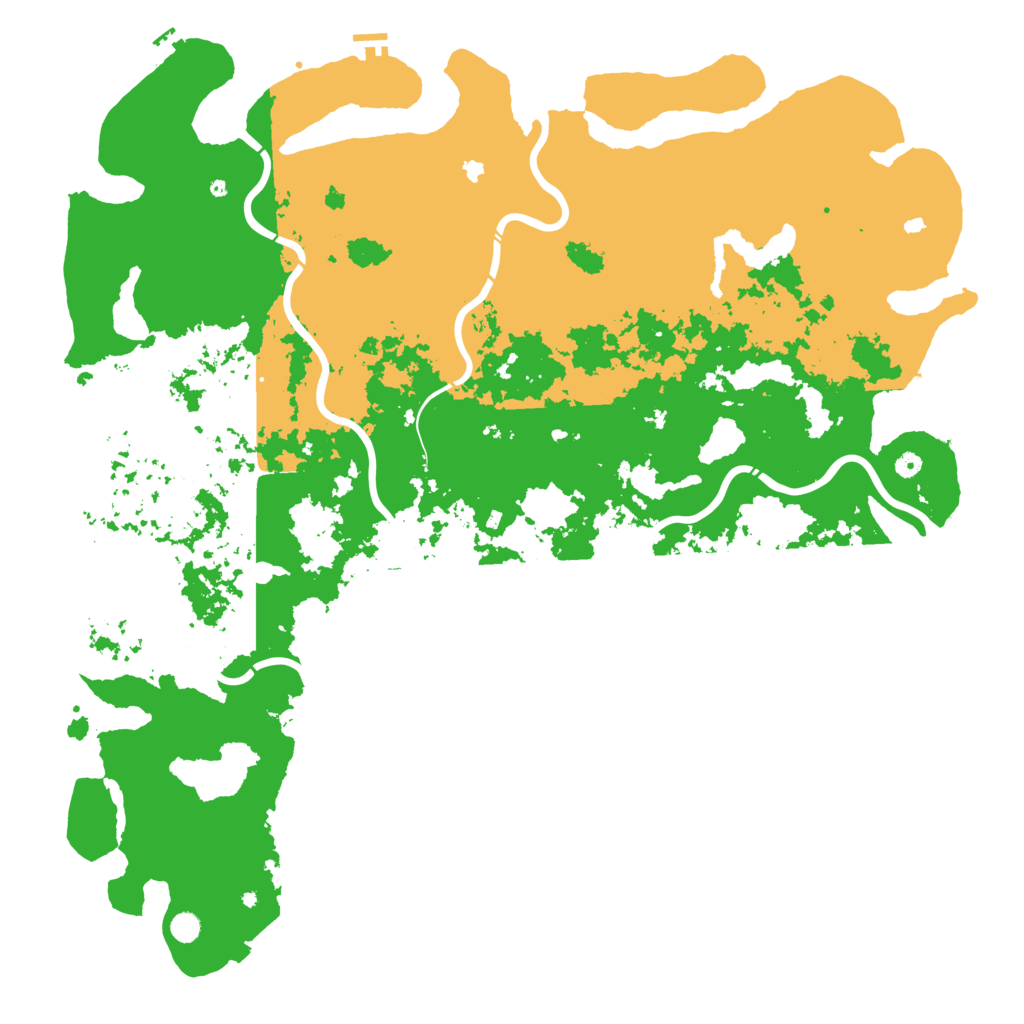 Biome Rust Map: Procedural Map, Size: 6000, Seed: 958429871
