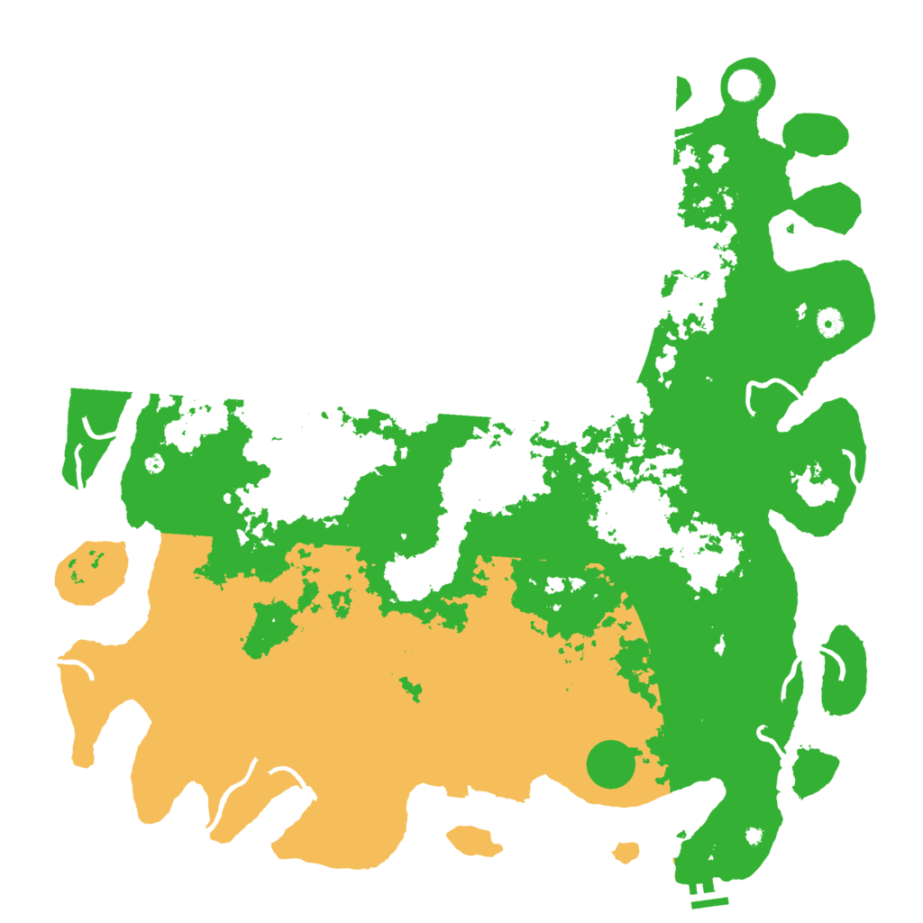 Biome Rust Map: Procedural Map, Size: 5000, Seed: 40716368