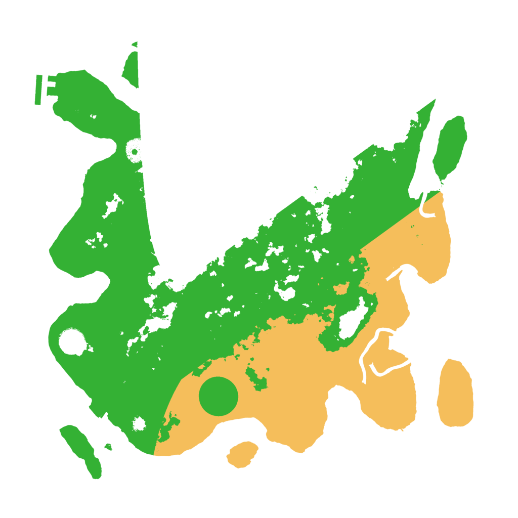 Biome Rust Map: Procedural Map, Size: 3500, Seed: 46747823