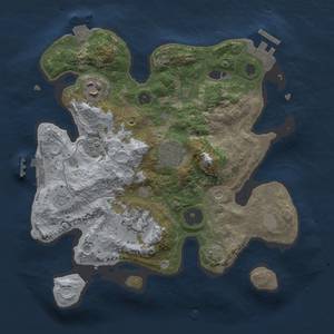 Thumbnail Rust Map: Procedural Map, Size: 2750, Seed: 1950766740, 12 Monuments