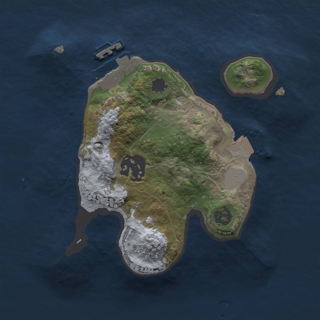 Rust Map: Procedural Map, Size: 1800, Seed: 931838738, 5 Monuments