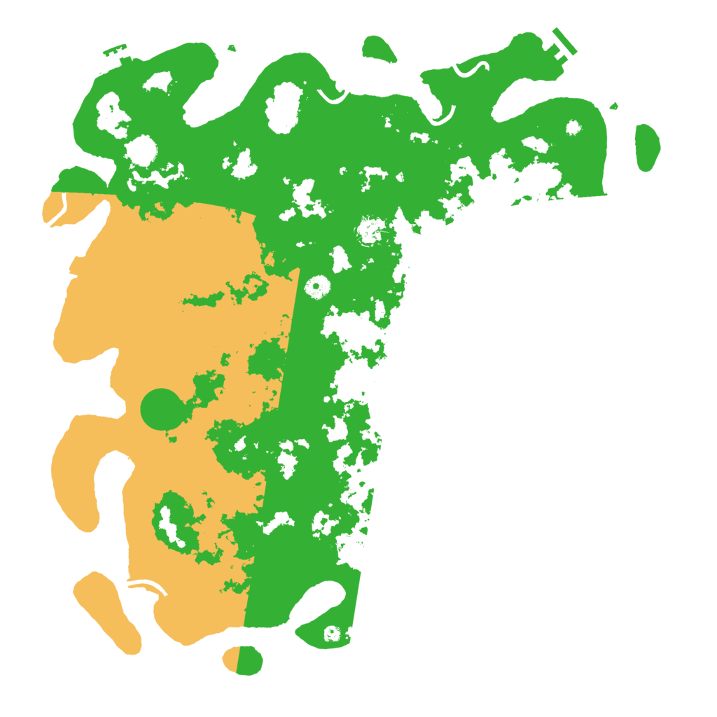 Biome Rust Map: Procedural Map, Size: 4500, Seed: 610064110