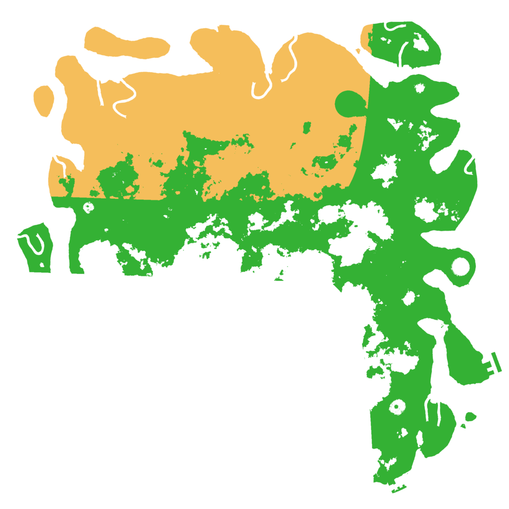 Biome Rust Map: Procedural Map, Size: 5000, Seed: 23322