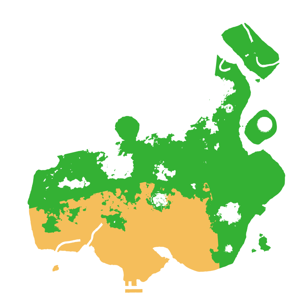 Biome Rust Map: Procedural Map, Size: 3500, Seed: 190344978