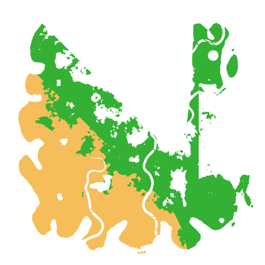 Biome Rust Map: Procedural Map, Size: 4500, Seed: 1329760313