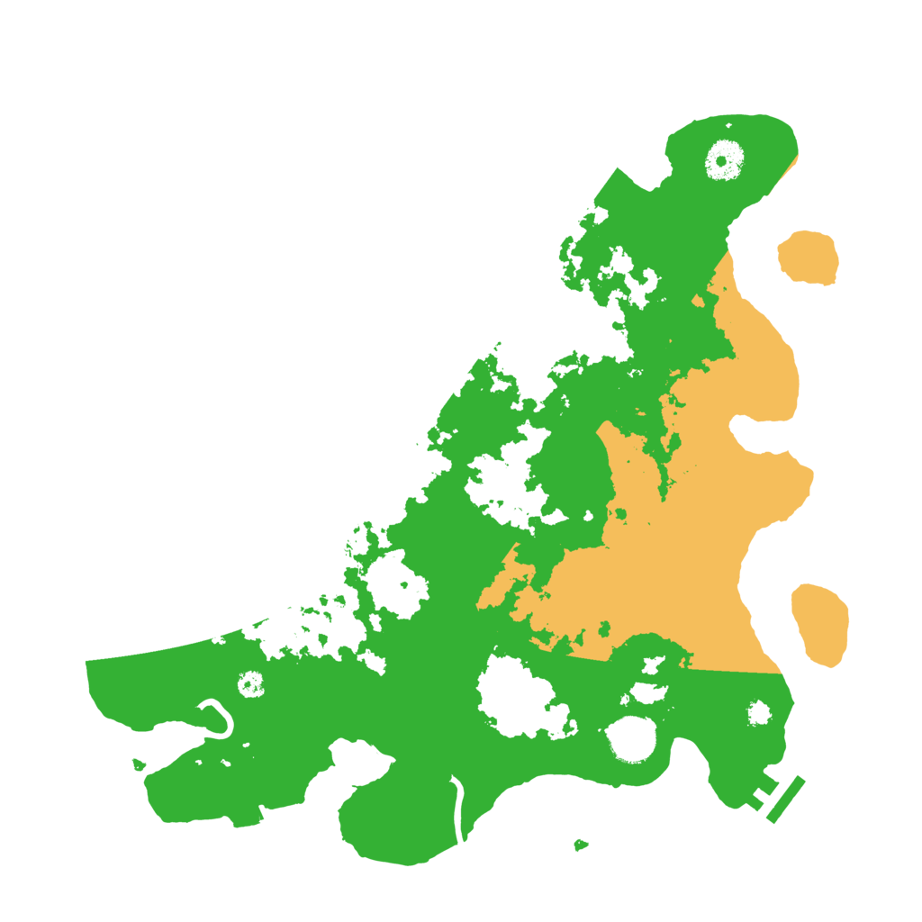 Biome Rust Map: Procedural Map, Size: 3500, Seed: 65970650