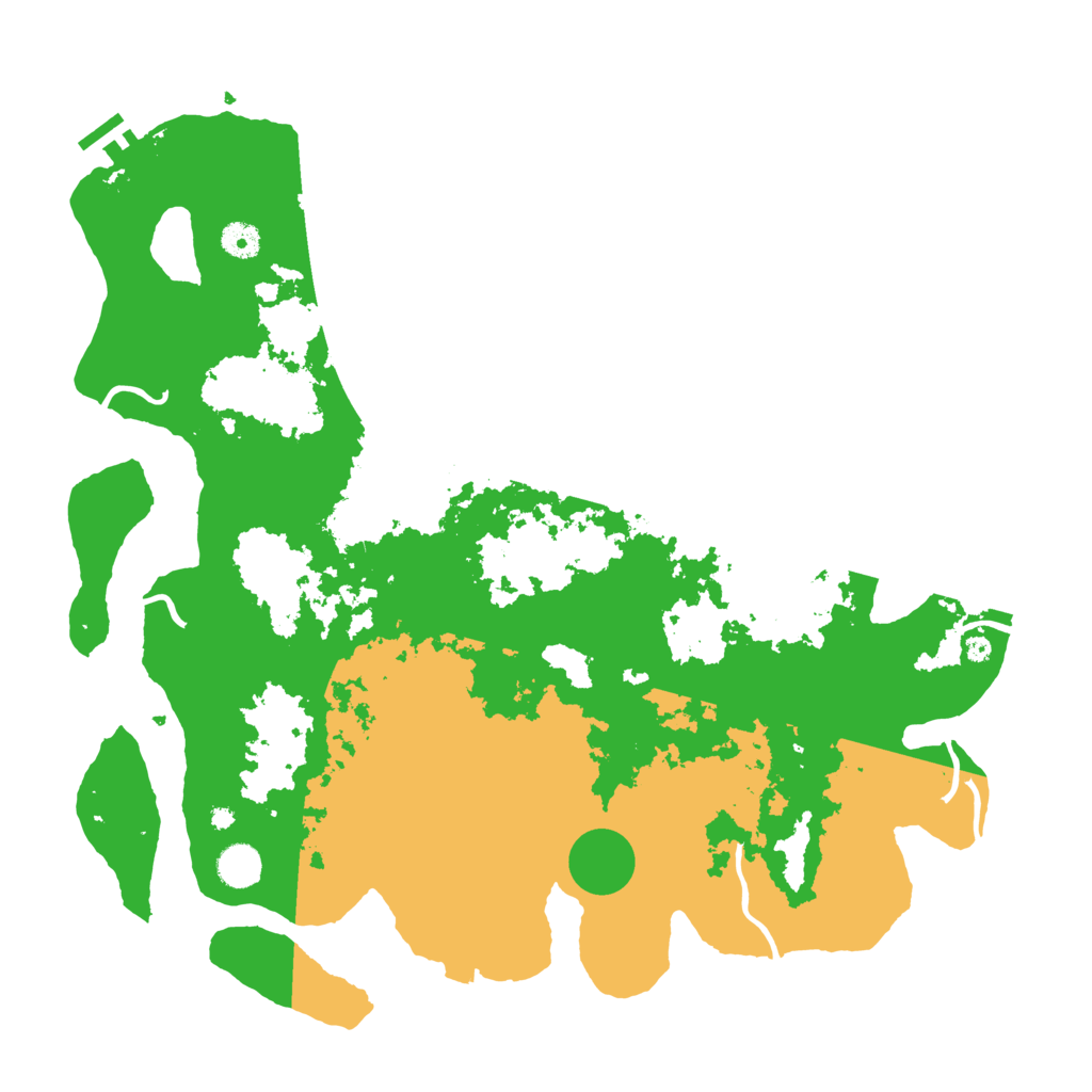 Biome Rust Map: Procedural Map, Size: 4350, Seed: 579281375