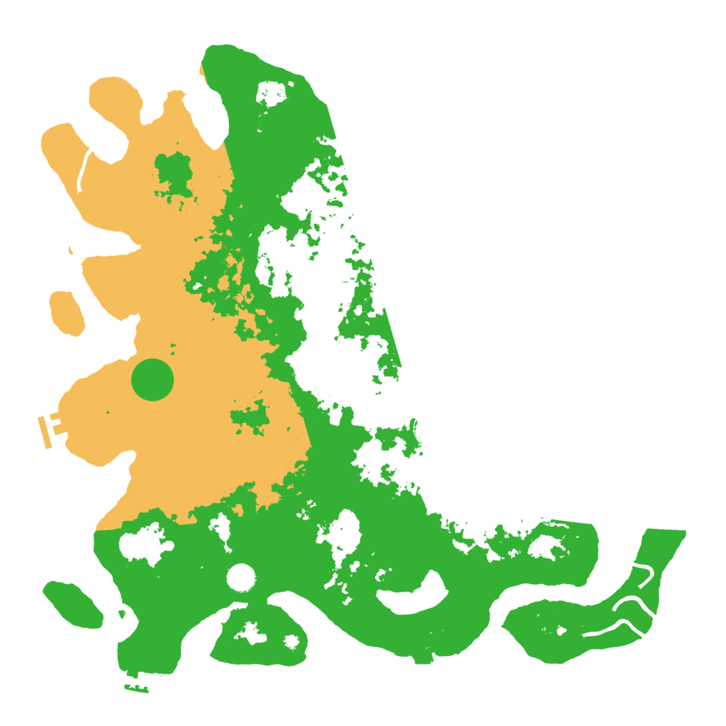 Biome Rust Map: Procedural Map, Size: 4500, Seed: 1189197538