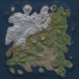 Thumbnail Rust Map: Procedural Map, Size: 4500, Seed: 1798677155, 19 Monuments