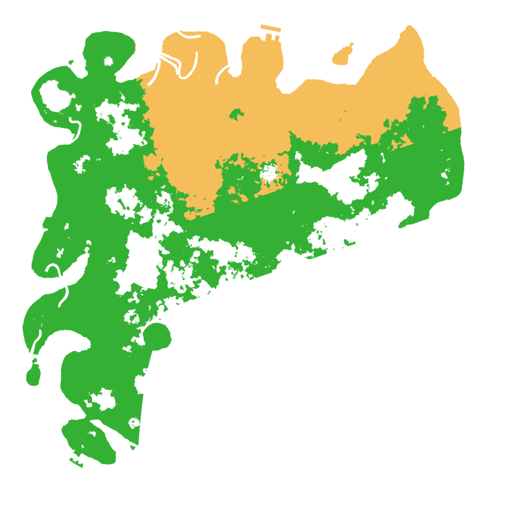 Biome Rust Map: Procedural Map, Size: 5000, Seed: 35786747