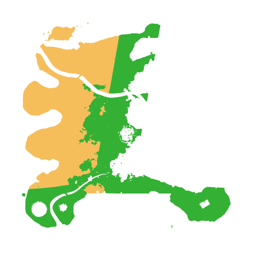 Biome Rust Map: Procedural Map, Size: 3000, Seed: 34624