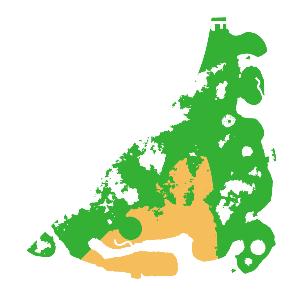 Biome Rust Map: Procedural Map, Size: 3500, Seed: 420016752