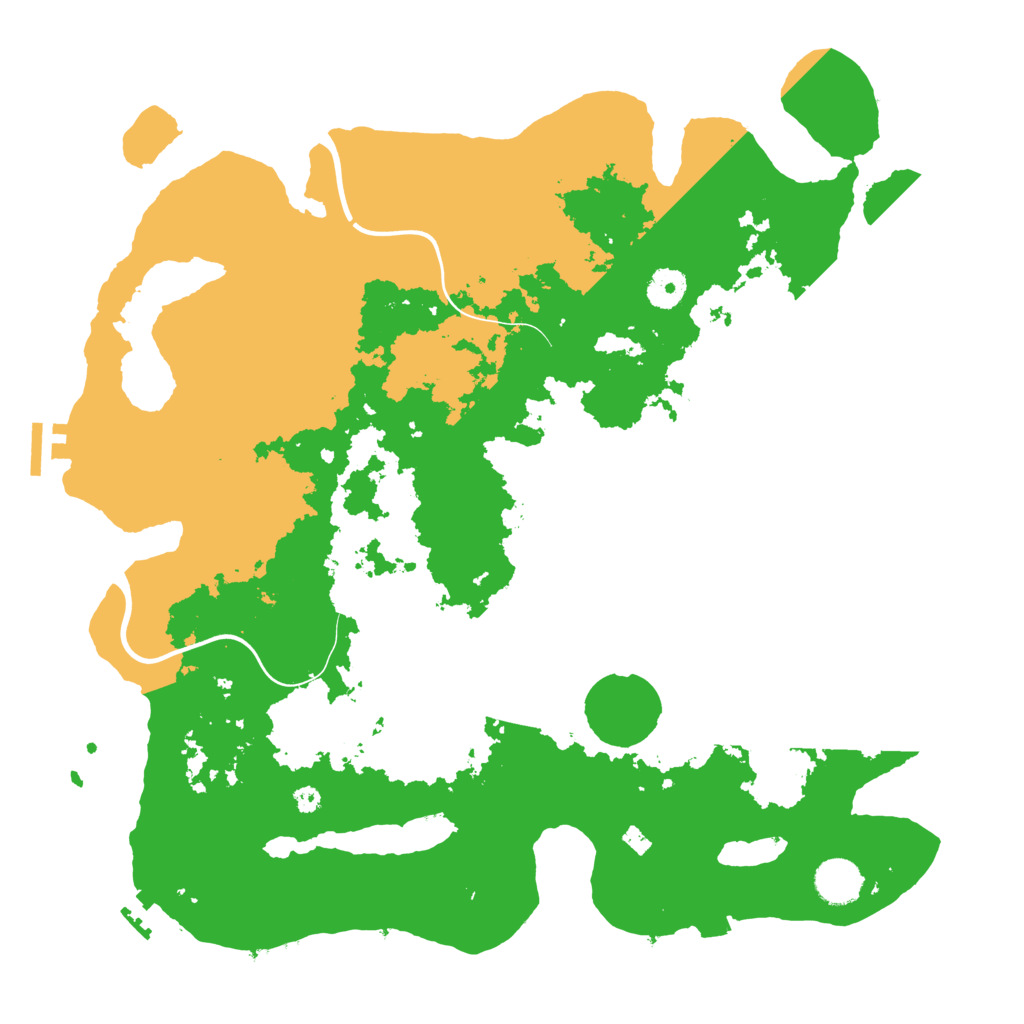 Biome Rust Map: Procedural Map, Size: 3900, Seed: 2118357374