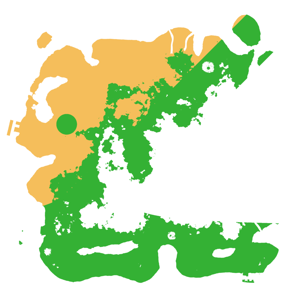 Biome Rust Map: Procedural Map, Size: 3900, Seed: 2118357374