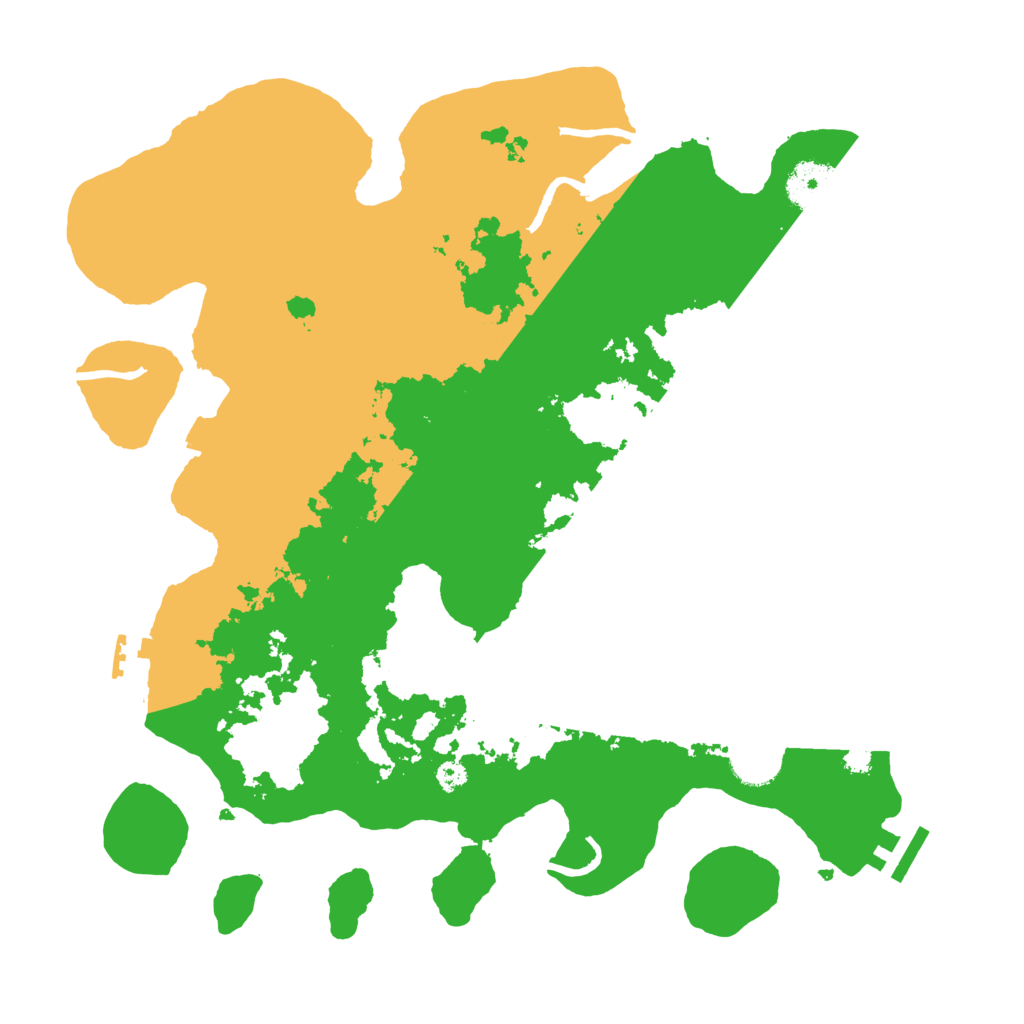 Biome Rust Map: Procedural Map, Size: 3500, Seed: 1814061794