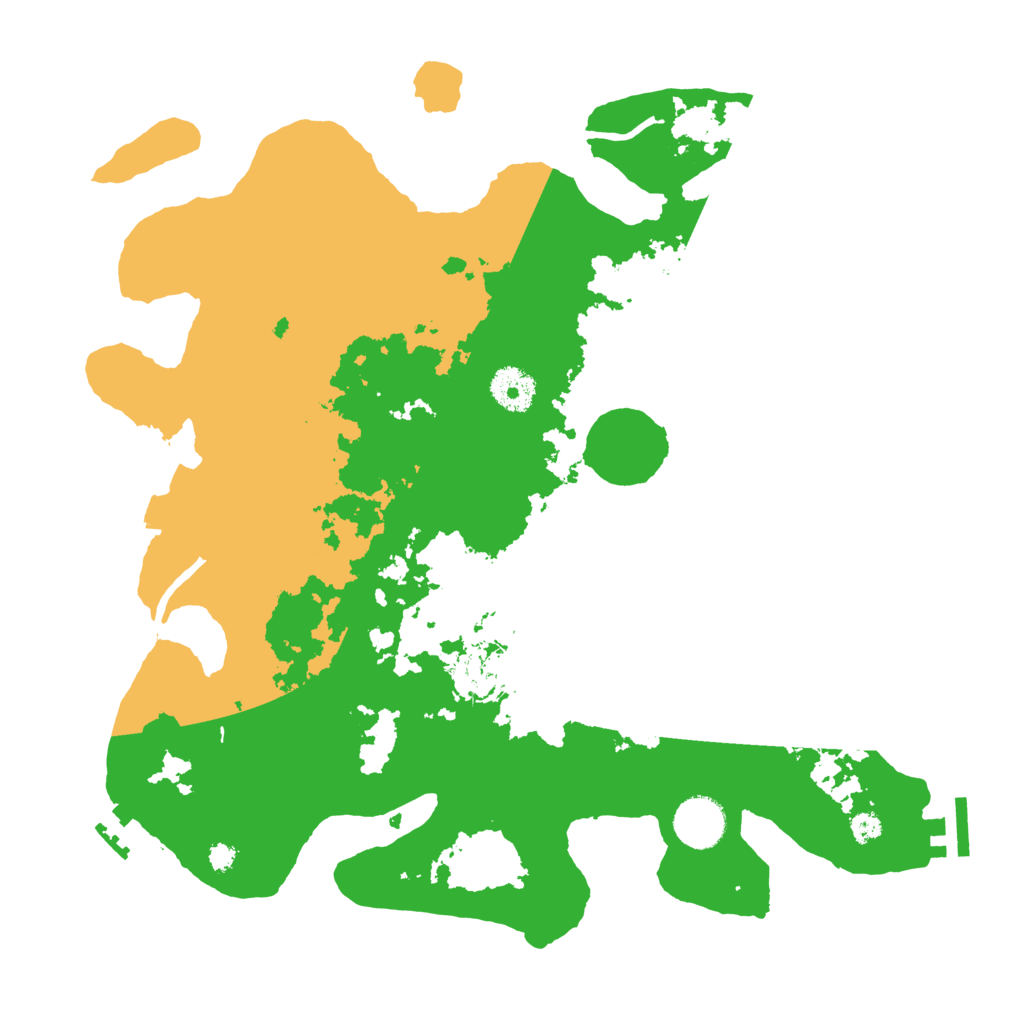 Biome Rust Map: Procedural Map, Size: 3500, Seed: 1491040146