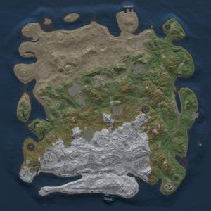 Thumbnail Rust Map: Procedural Map, Size: 4250, Seed: 1401056403, 19 Monuments