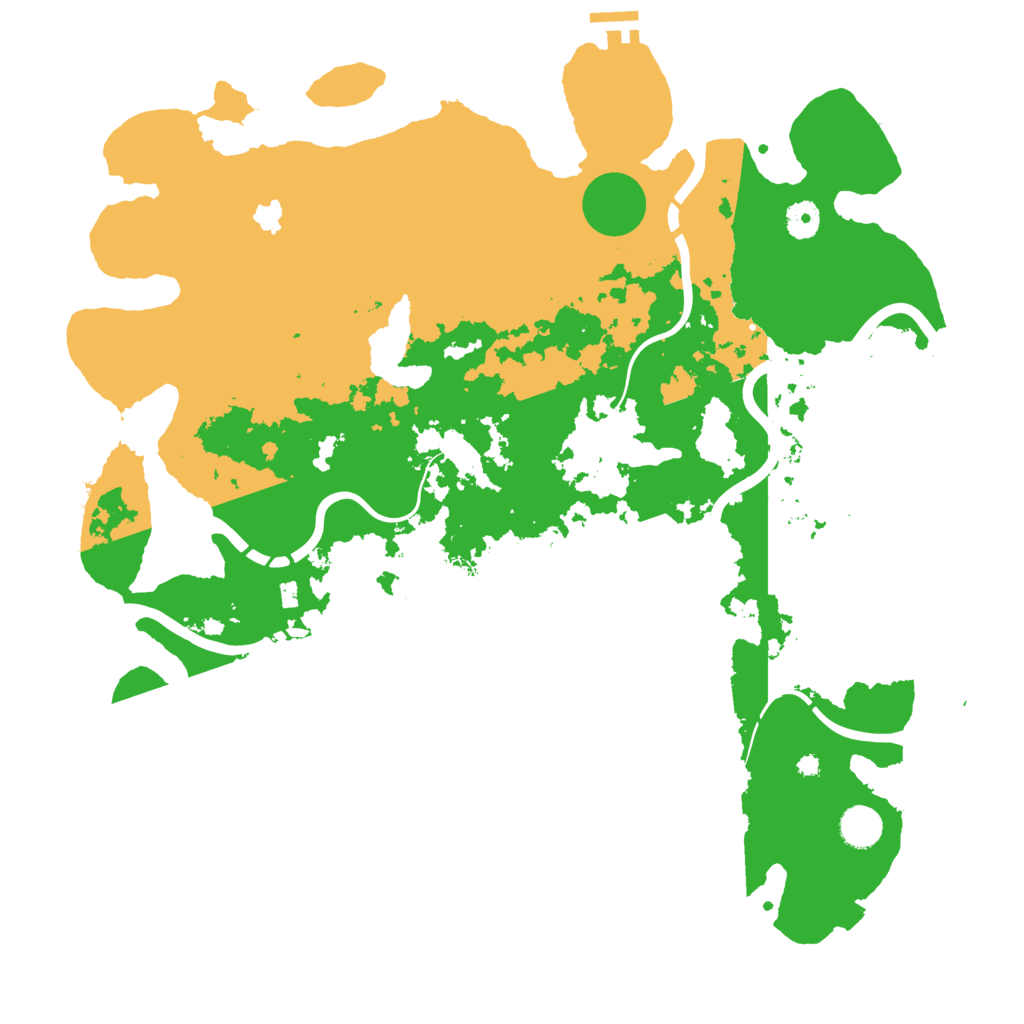 Biome Rust Map: Procedural Map, Size: 4250, Seed: 1401056403