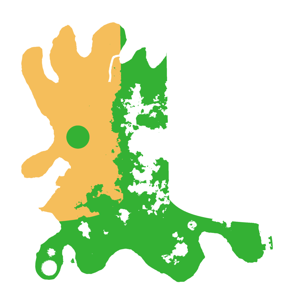 Biome Rust Map: Procedural Map, Size: 3500, Seed: 2106187549