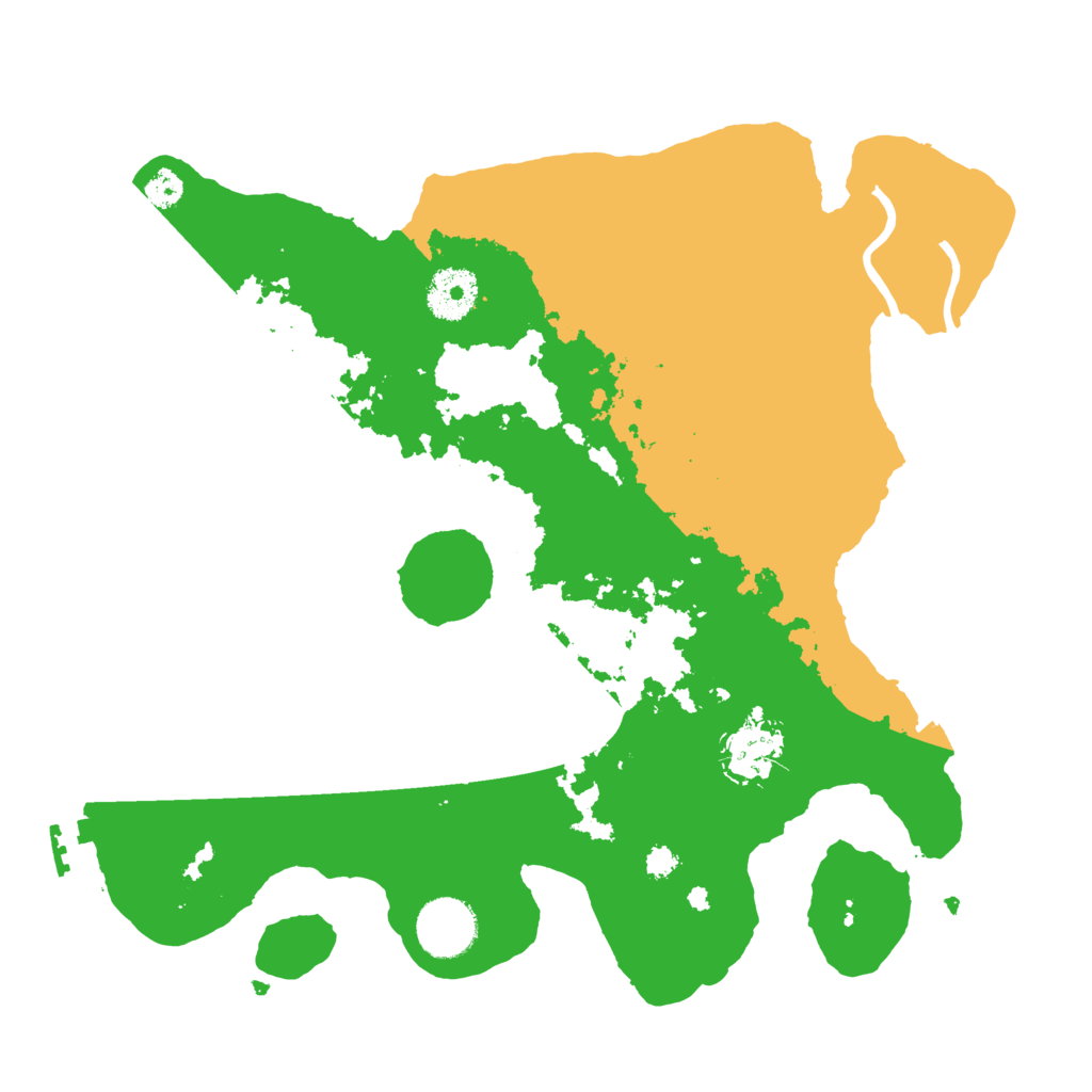Biome Rust Map: Procedural Map, Size: 3200, Seed: 122419390