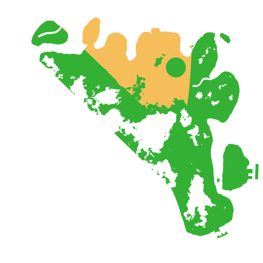 Biome Rust Map: Procedural Map, Size: 3500, Seed: 47194