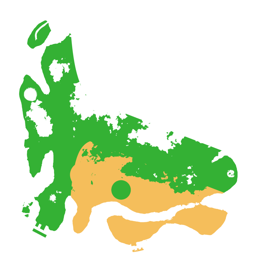 Biome Rust Map: Procedural Map, Size: 3500, Seed: 723685435