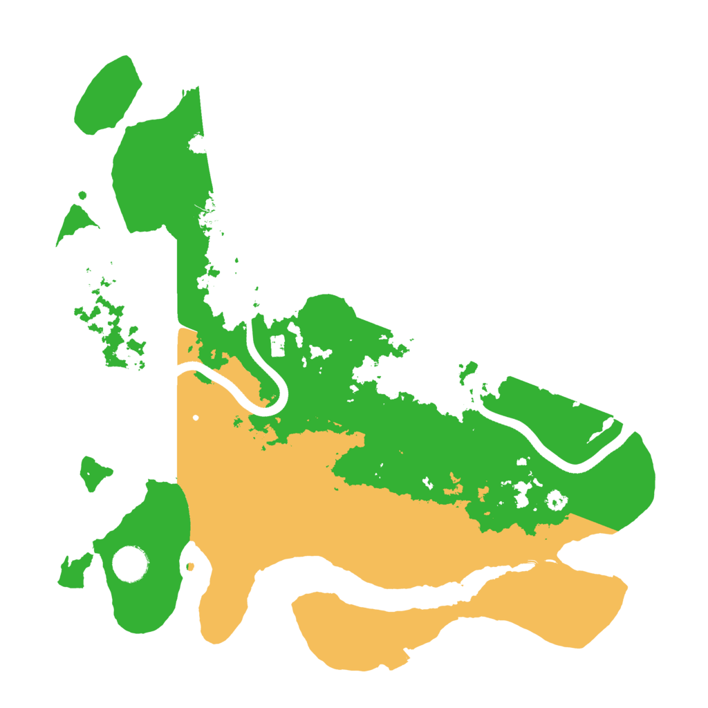 Biome Rust Map: Procedural Map, Size: 3500, Seed: 723685435