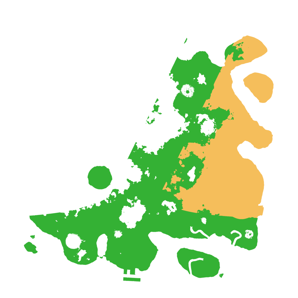 Biome Rust Map: Procedural Map, Size: 3500, Seed: 1429736448