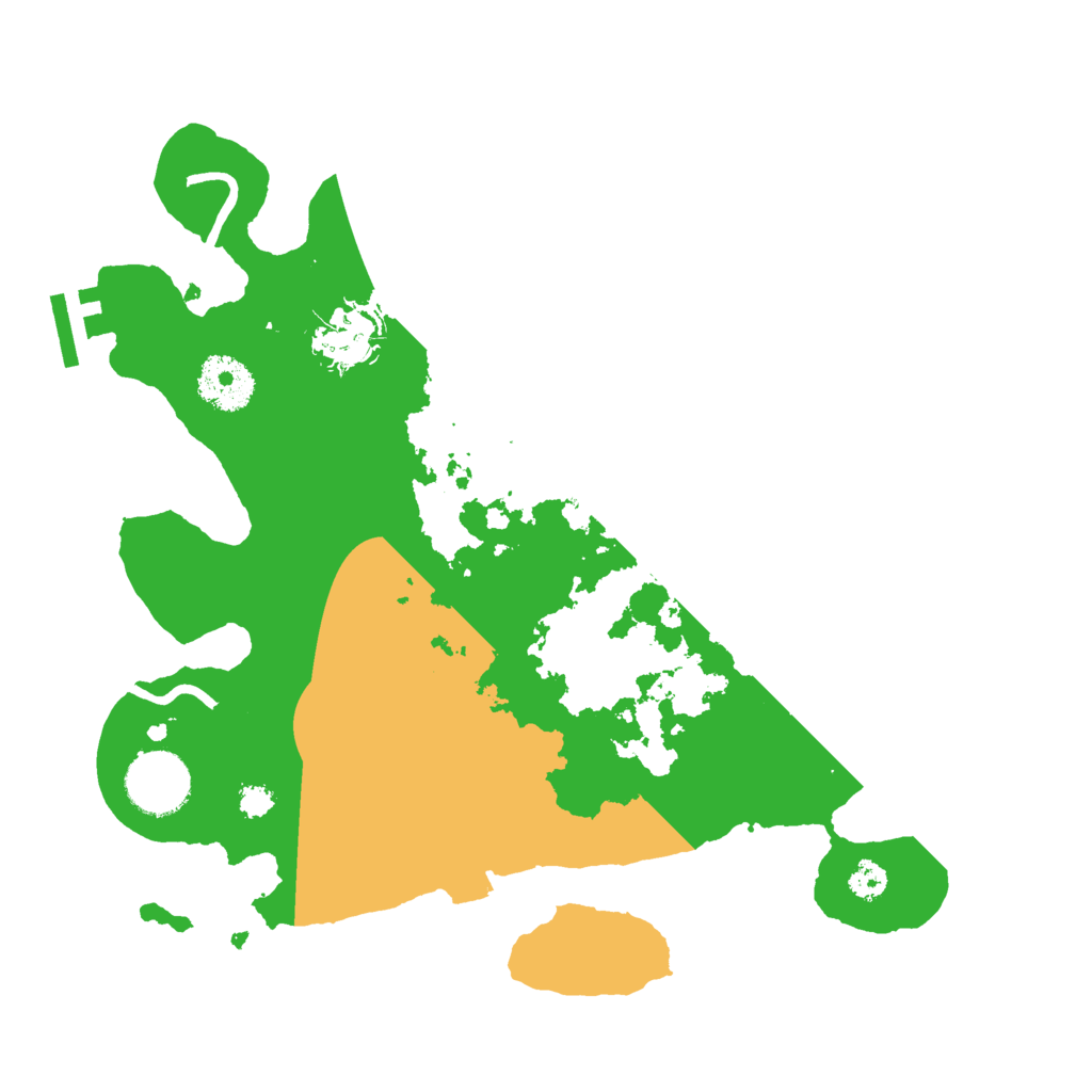 Biome Rust Map: Procedural Map, Size: 3000, Seed: 391187273