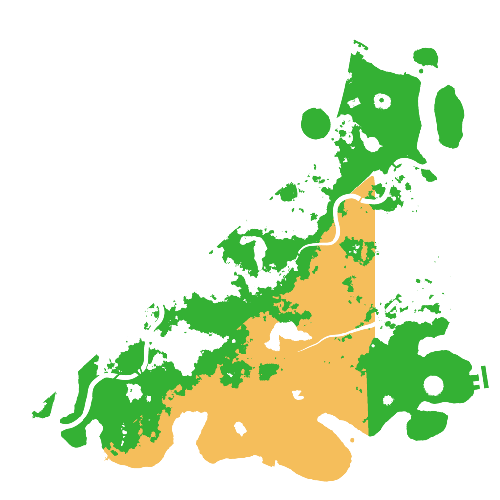 Biome Rust Map: Procedural Map, Size: 4500, Seed: 222627134